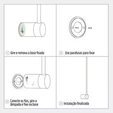 Carregar imagem no visualizador da galeria, Luminária de Parede SlimBeam