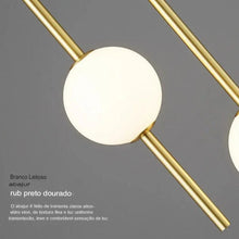 Carregar imagem no visualizador da galeria, Luminária Pendente Esférica Nordic