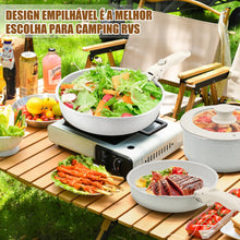 Carregar imagem no visualizador da galeria, Kit Panelas Antiaderentes Premium com Cabo Removível – Edição Limitada
