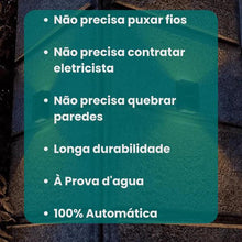 Carregar imagem no visualizador da galeria, Kit Luminárias LED Recarregáveis com Luz Solar
