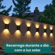 Carregar imagem no visualizador da galeria, Kit Luminárias LED Recarregáveis com Luz Solar
