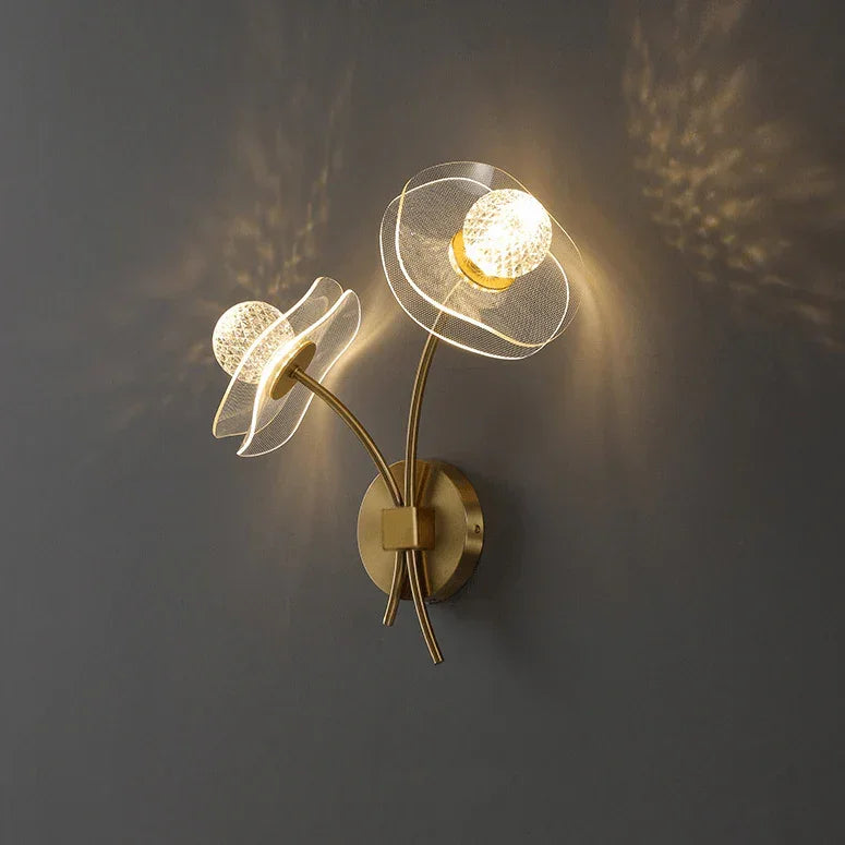 Luminária de Parede Flor de Lótus