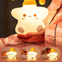 Carregar imagem no visualizador da galeria, Luminária Infantil em Silicone Estrela
